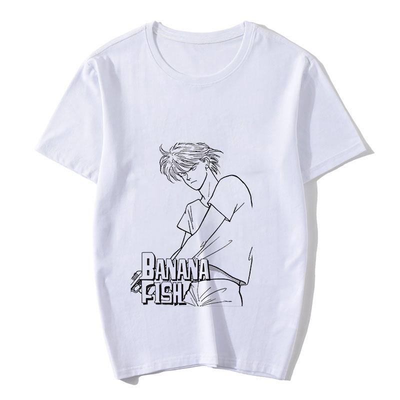Banana Fish T Shirt Women Anime Japanese Manga T-Shirt Cartoon Graphic Tees Summer Tops Harajuku Women Fashion Tees Tshirts