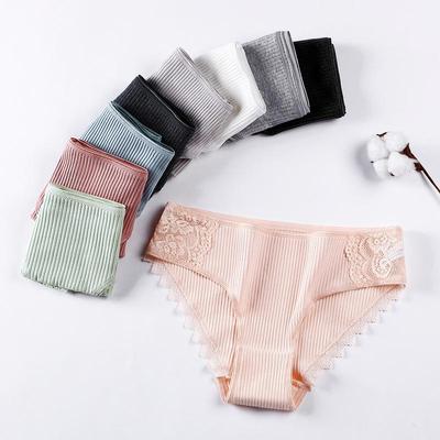 Ropa Interior Tallas Grandes Bragas Deportivas Sin Costuras Sexys de Encaje para Mujer