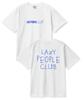 Leijimeli 20-Count Cotton Oversized Short Sleeve T-Shirt White