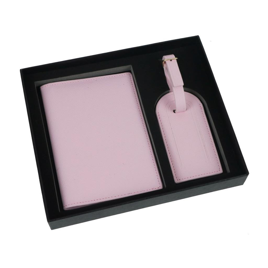 Free Customizable Name Passport Cover And Luggage Tags Set Lightweight Travel Accessories - Passport Holder And Suitcase Tag