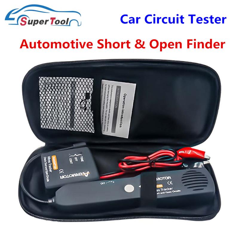 Professioneller Kfz-Kurzschluss- und Unterbrechungsfinder Autoreparaturwerkzeug Stromkreis-Kurzschlussdetektor Tracer 6-42V DC Diagnosewerkzeug Stromkreisprüfer