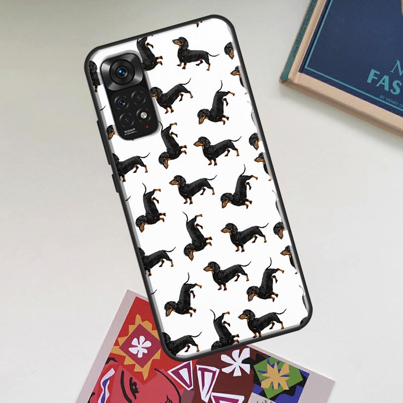 Dachshund Sausage Dog Case For Xiaomi Redmi Note 12 Pro Plus 8 9 10 11 Pro 8T 9S 10S 11S 12S 9C 10A 10C 12C Cover