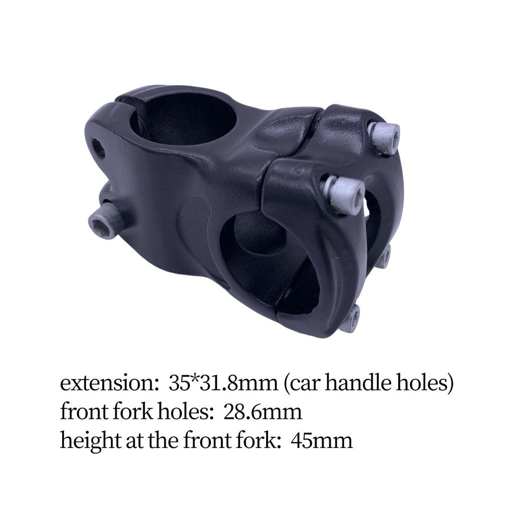 Mountainbike Vorbau 31,8 mm Vorbau Erhöhung 31,8 Fahrradvorbau Kurzer Lenker Vorbau für BMX