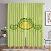 Tricky Biddy Blackout Curtains for Living Room Tulle for Bedroom Home Interior Curtains 2 Pieces Shades Halloween Decoration