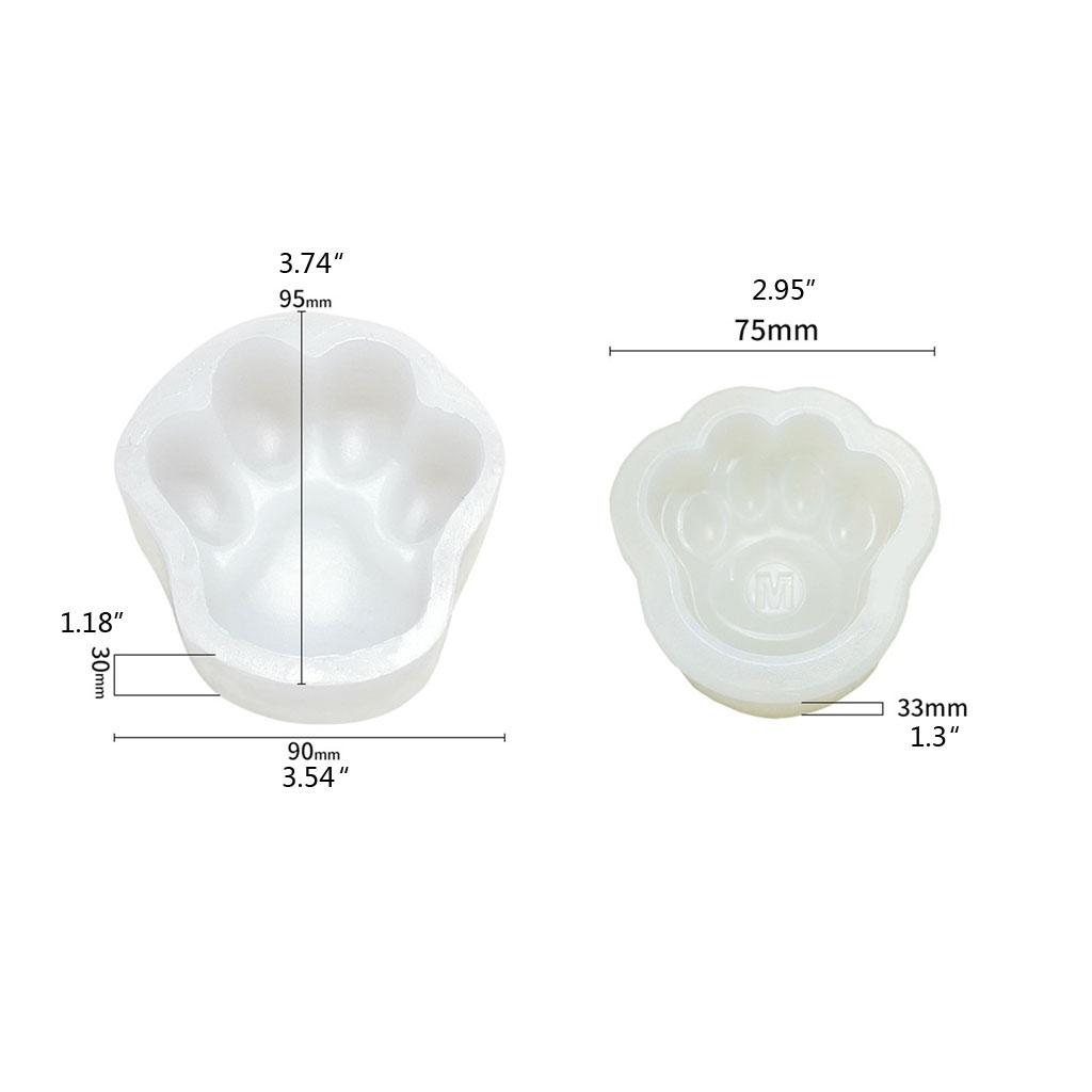 Epoxy Resin Casting DIY Mold Dog Paw Shape Silicone Mold Art Craft Making Tool Perfect for Beginners Easy To Use