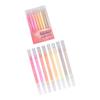 Pack of 8 Drawing Pencils with Blendable Writing Fluid Ergonomic Grip Ideal for Creative Projects and Journaling