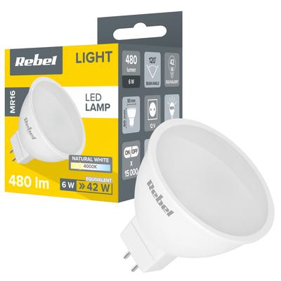 Led Lamp Rebel 6W, MR16, 4000K, 12V