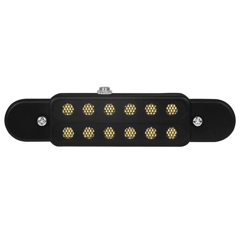 Guitar Pickups, 6 Sound Holes Acoustics Guitar Pickup Connector for Guitar Strings Guitar Musical Instruments Accessory