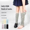 Spring/Summer Y2K Style Hollow-Out Cotton Stacked Socks for Women - Slimming, Breathable Leg Warmers In Spicy Girl Ins Style