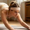 Sport Stirnband Schnelltrocknend Schweißabsorbierendes Haarband Einfarbige Hohe Elastizität Yoga Pilates Laufen Rutschfest