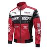Herren Plus Size Bestickte Japanische Motorrad-Lederjacke - Modisch & Lockerer Schnitt