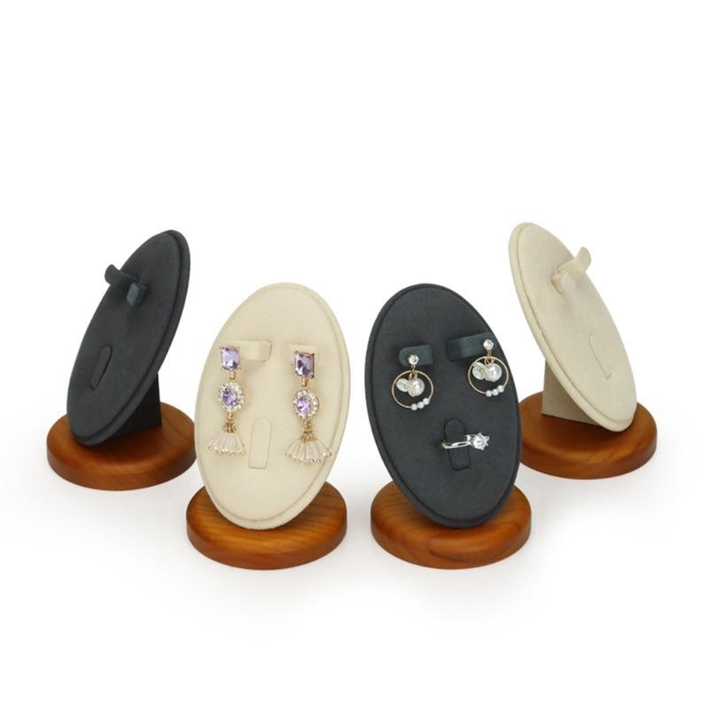 Wood Jewelry Organizer Lightweight Rack for Displaying Bracelets Necklaces and Earrings Accessories Organization Shelf