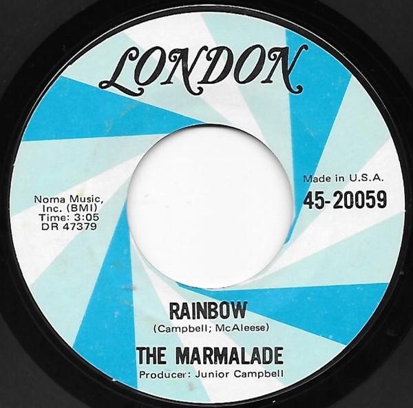 

7inch Record MARMALADE - Rainbow 4520059 London Records 1970 US Rock Used