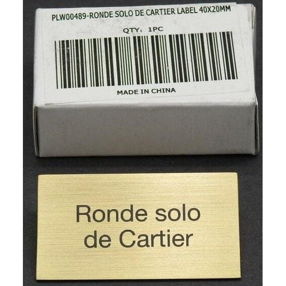 Used CARTIER Ronde solo Cartier Ronde solo plate with box