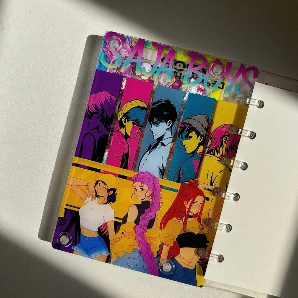 Cacciatori di Demoni Kpop Raccoglitore per Quaderno A7 in Acrilico Modello Anime Cancelleria Regali Ritorno a Scuola