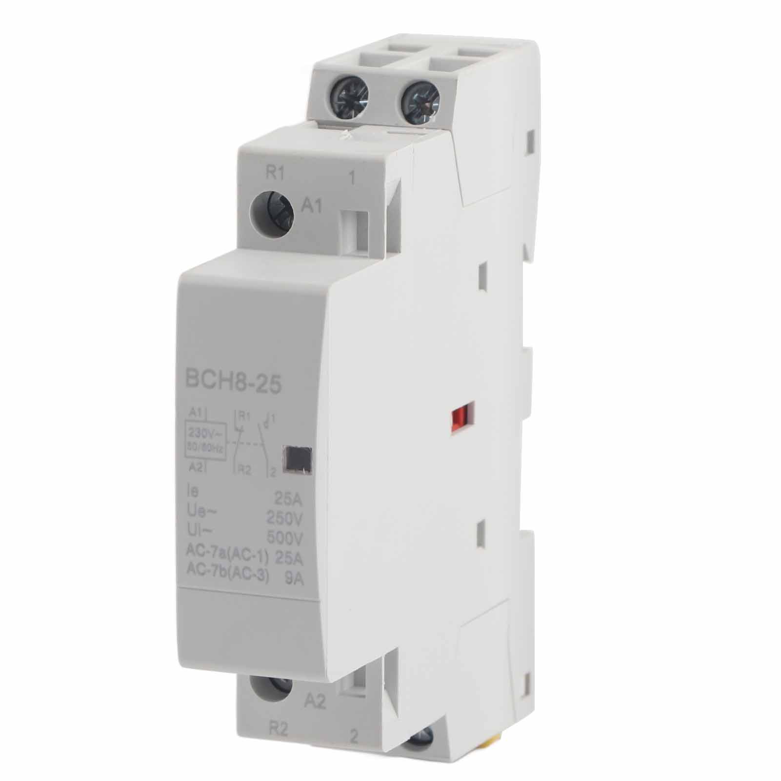 

2P 25A / 1NO 1NC 50/60HZ Din-рейка побутовий контактор змінного струму