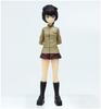 Platts Girls Panzer Final Chapter Chiba Single Academy Figure Set Uniform Version Scale Urethane Unpainted Kit & 1/35 Non-foaming GPF-37