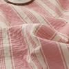 Striped Cotton Yarn-Dyed Three-Layer Gauze Quilt – Summer Cooling Blanket