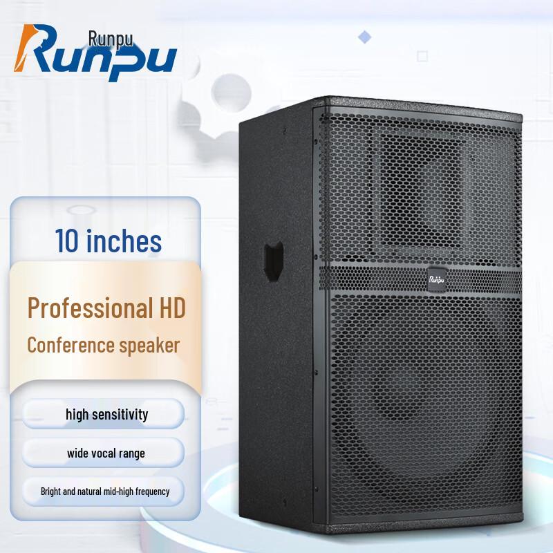 Runpu Professional Dual 10-inch Passive Conference Speaker (CN version)