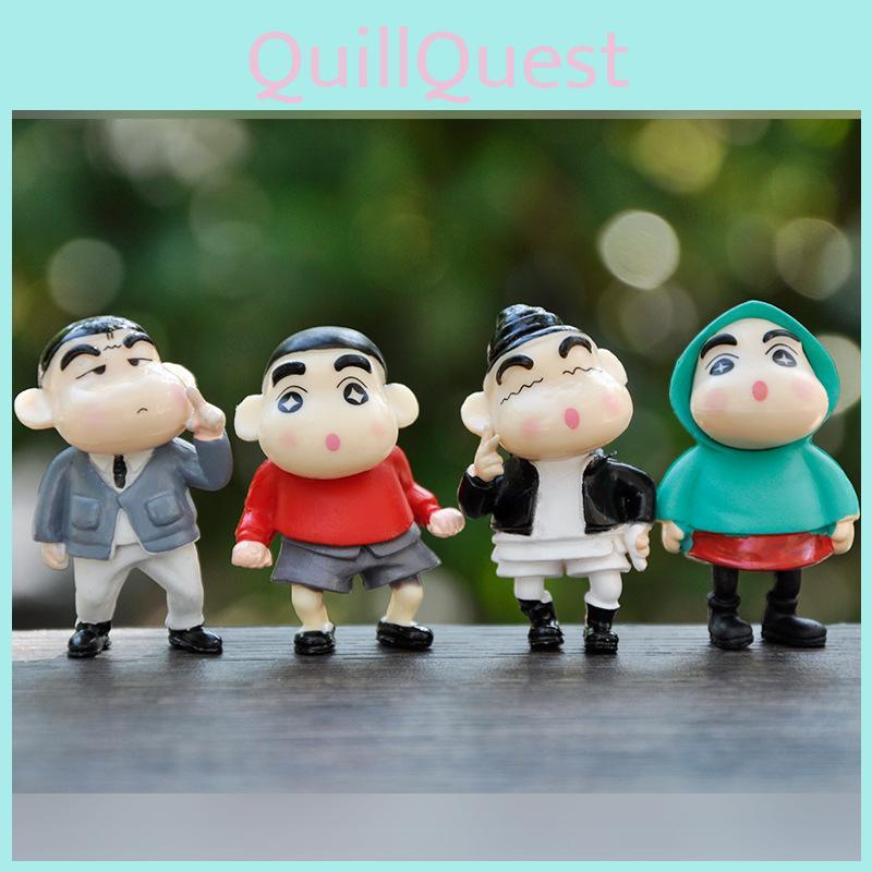 Raincoat Shinchan Pvc Mini Figure Blind Box Toy For Collectors And Gift Ideas Special Characters Included