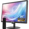 Suprlipy FHD Small LCD Monitor 1440x900 60Hz Resolution with and USB Loudspeaker for Security and Game Consoles 19-inch Screen, 1610 BNC, VGA, HDMI,