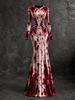 2025 Halloween European & American Skull Skeleton 3D Print Bodycon Skirt