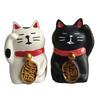 Ornament Crafts Exquisite Realistic Resin Lucky Black Cat Ornament for Cake Topper