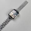 Apple Integrated Strap for Foreign Trade Apple Apple Mountain Pattern Armor Diamond Strap Metal Steel Strap 42mm-46mm