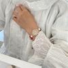 Bonbonfarbene Kette Armbanduhr Handgefertigte Armbanduhren Neue Quarzuhren Damen Mädchen