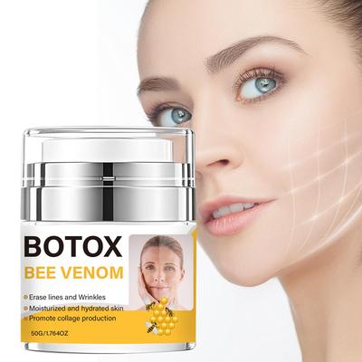 Crema Botox Veneno de Abeja-Bloquea Profundamente la Humedad y Nutre la Piel, Reafirma la Piel Facial, Apto para todo tipo de pieles, 50g