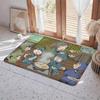 Anime N Nintama Rantarou Floor Mat Eco  Flannel Doormat Non Slip Odorless Indoor Floor Rug Soft Short Plush Home Mat