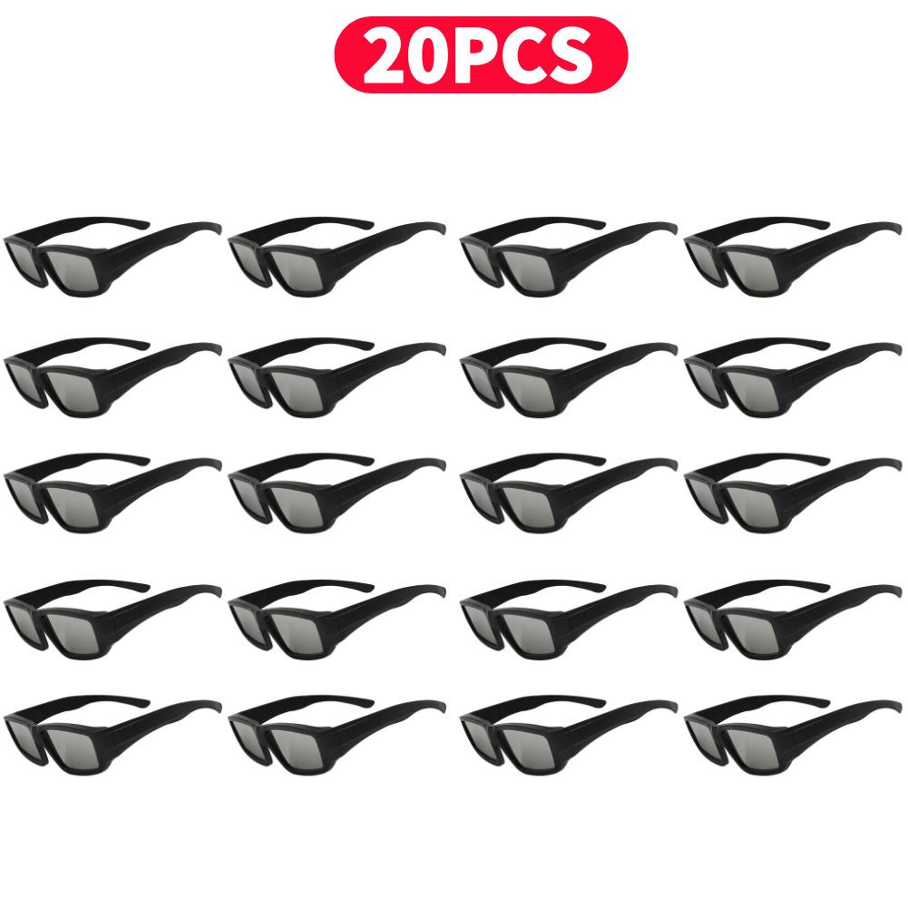 20-1Pcs Solar Eclipse Glasses Safety Sun Directly Viewing Paper Glasses Eye Protection UV Resistant Sun Observation Sunglasses