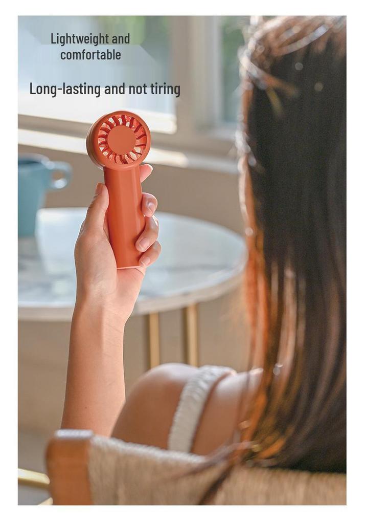 2026 USB Rechargeable Handheld Pocket Fan: Mini Portable Outdoor & Desktop Electric Fan