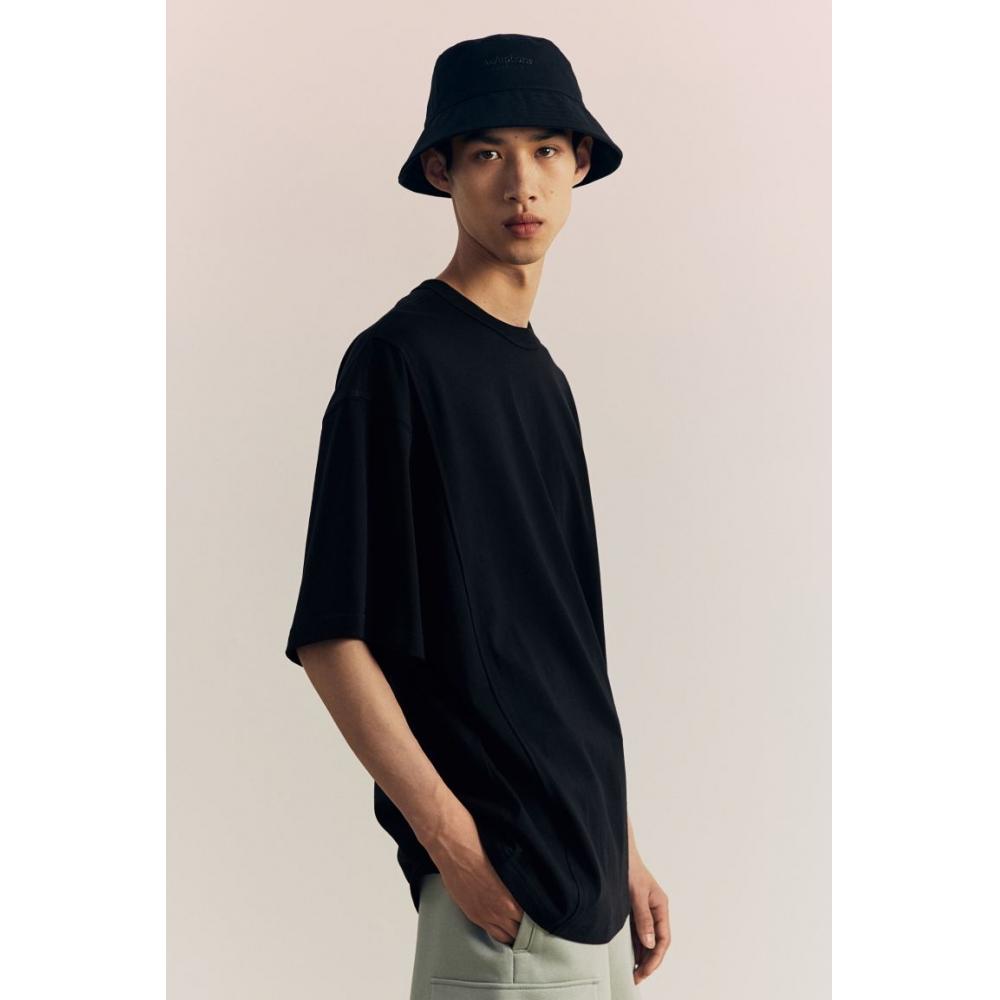 H M Loose FiT PrinTed T sHirT Black
