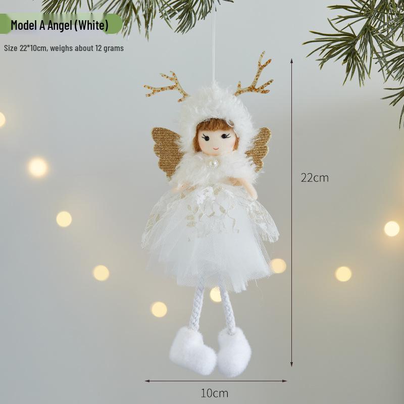 2026 Cute Pink Angel Christmas Tree Pendant for Festive Decor
