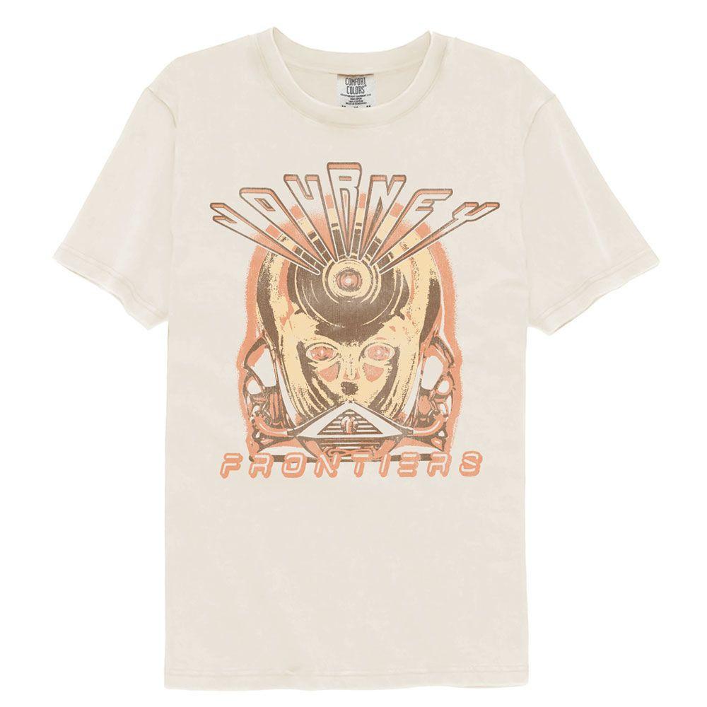 Journey Frontiers Recolor Ivory Comfort Colors Music Shirt S