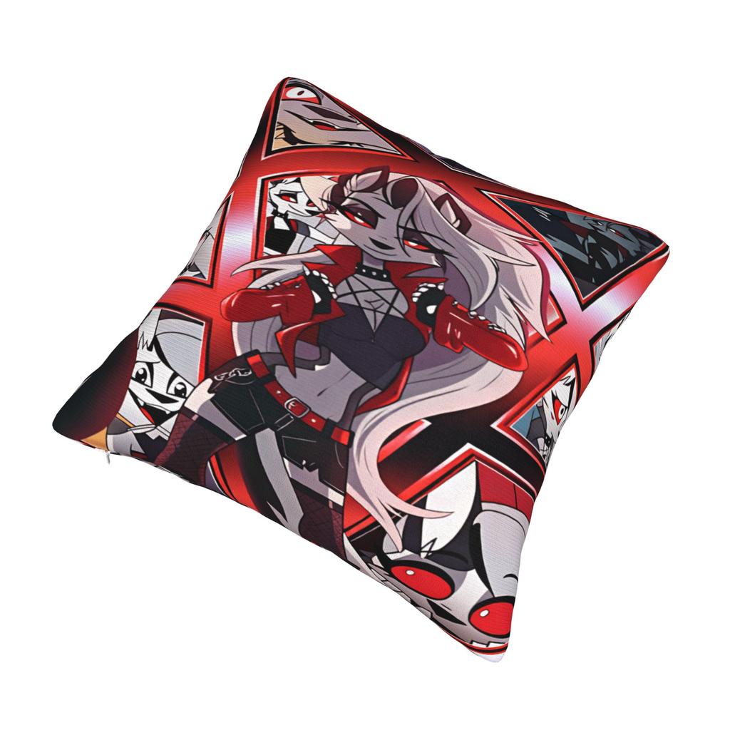 Helluva Boss Loona Pillowcases Morden Pillow Case For Sofa Couch Bed Living Room Comfy Pillow Cover