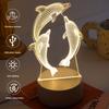 USB Whale 3D Night Light - Perfect for bedroom atmosphere and office decor, the perfect gift for Thanksgiving, birthdays