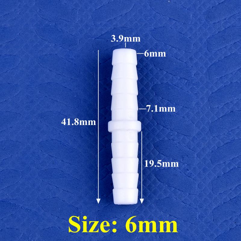 10Pcs/Lot 4~14mm Equal Dia Direct Connectors Food Grade Plastic Hose Joints Aquarium Tank Adapter Air Pump Hose Pagoda Joint Water Pipe Fittings