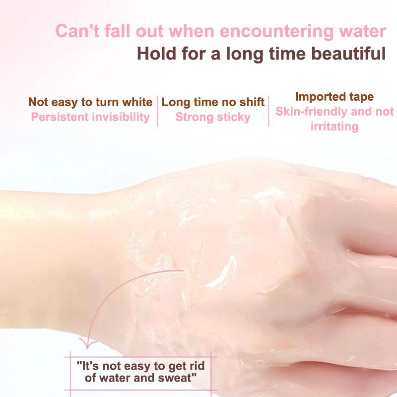 280Pcs Double Eyelid Tape Beige Self-Adhesive Eye Makeup Stickers Transparent Invisible Double Eyelid Tape Big Eyes Makeup Tools