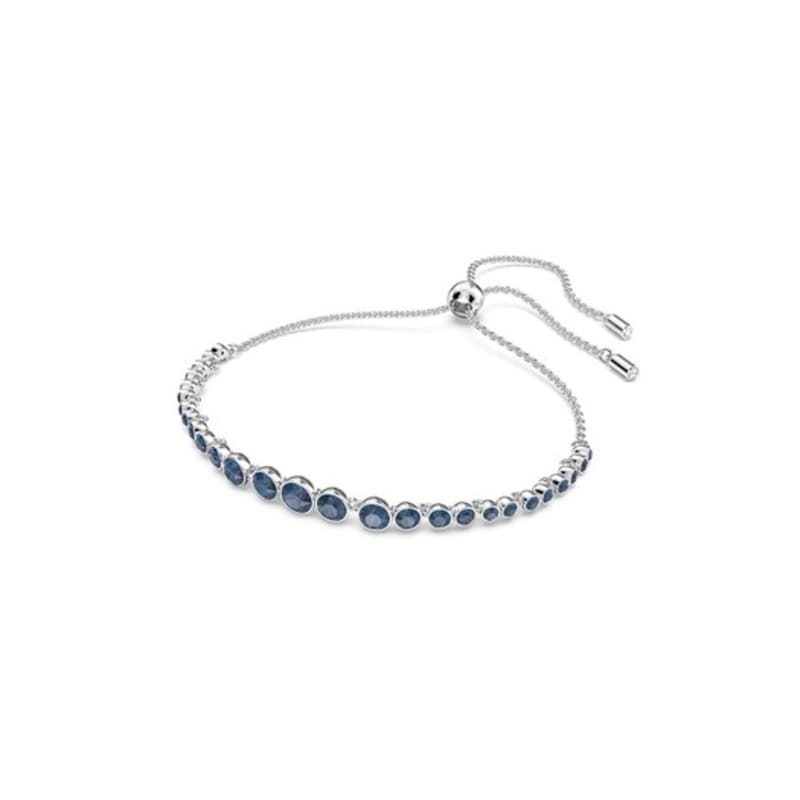 Swarovski [Authentic Product from Headquarters/shopping Bag Included] Emily Blue Rhodium Bracelet 5663394
