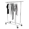 Adjustable Rolling Garment Rack with Lockable Wheels Clothes Rack Portable Closet Wardrobe Rack for Bedroom Laundry Living Room