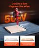 50W CO2 Laser Engraver, 500 X 300 Mm, CO2 Laser Engraver Cutter Machine with 4 Way Pass Air Assist, Engraving Cutting Machine, Compatible with