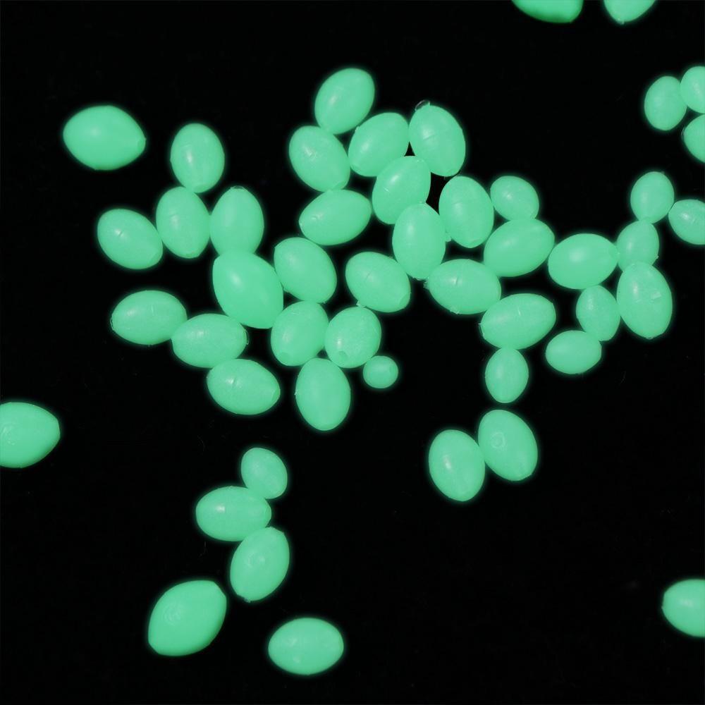 Lure Bait Fishing Accessories Bead Bait Glow in Dark Green Beads Fishing Lure Tackle Glowing Sink Beads Luminous Fishing Beads