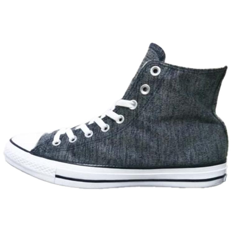 Converse Ct As Hi Comfortable Simple High-Top Canvas Shoes Unisex Sneakers Black Gray 155371C