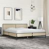 Bed Frame In Sonoma Oak Finish 200 X 200 Cm Made of Engineered Wood and Metal