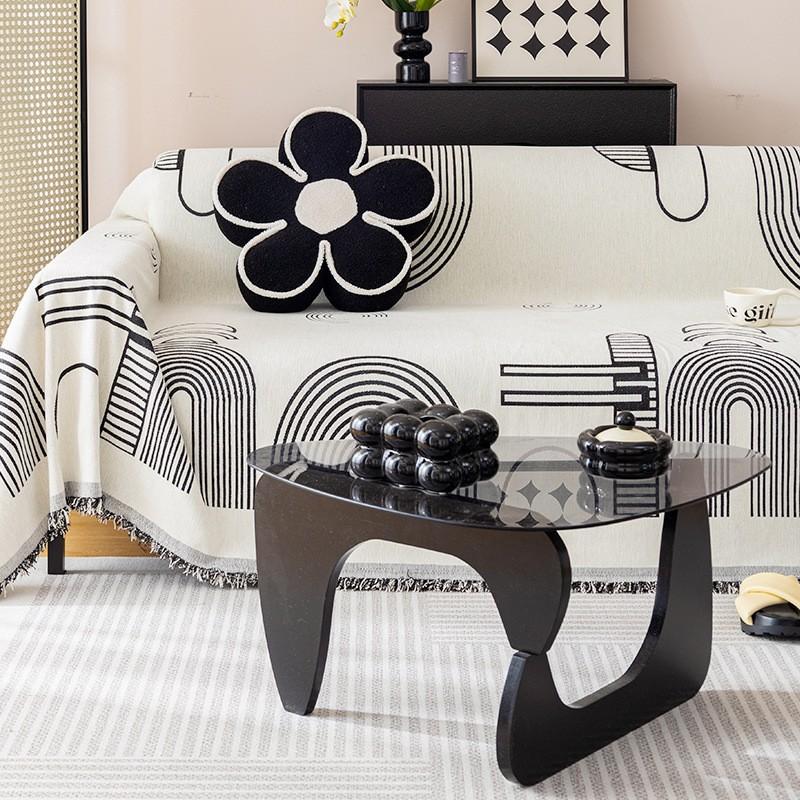 Sofaüberzug Stoff Vier Jahreszeiten Universal Mode Schlicht Sofa Kissenbezug Überzug Netzrote Sofa Vollabdeckung Handtuch Hochwertiger Sofaüberzug