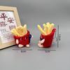Burger Cute Hot Dog Chicken Leg Plush Pendant Small Doll Backpack Pendant Keychain For Kids Adults Children's Birthday Gift Holiday Present