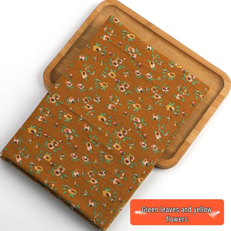 Retro-Style Cotton & Linen Ethnic Print Fabric for Tablecloths, Curtains, Bohemian Clothing - Yunnan Lijiang Design