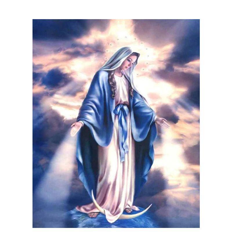 Diamond Embroidery Virgin Diy Diamond Painting Cross Stitch Diamond Mosaic Religion Figure Picture Of Rhinestone